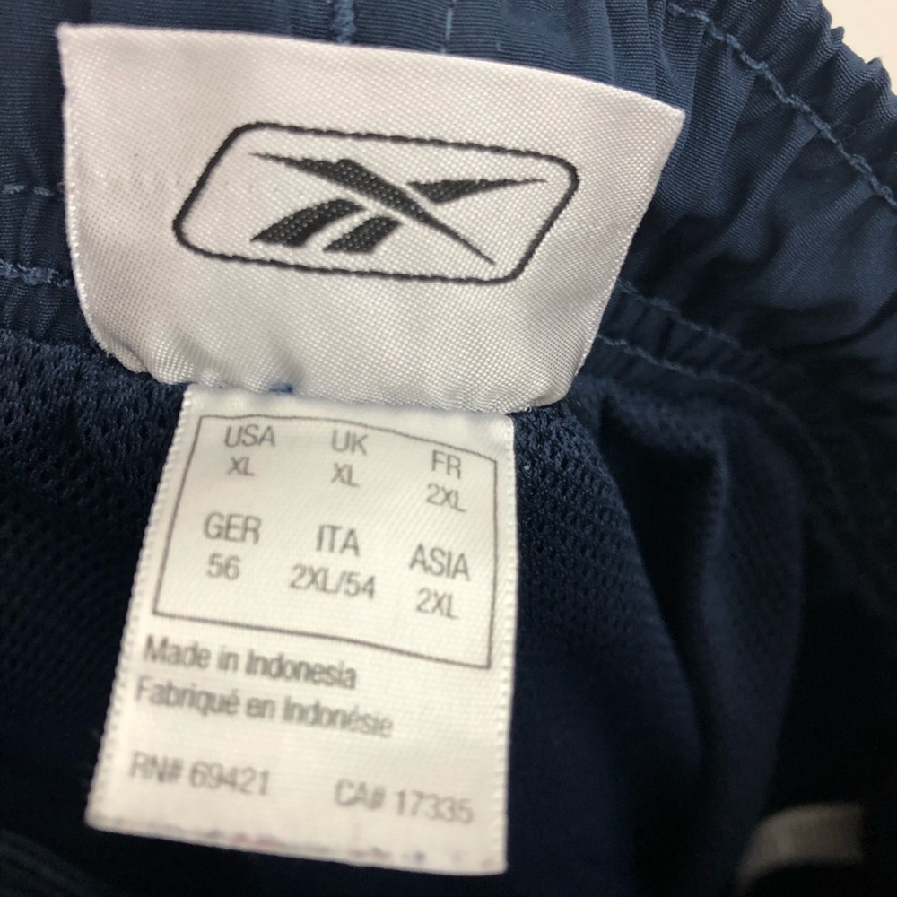 Reebok Mens Navy Blue Running Pants‎ Size XL - Picture 4 of 5